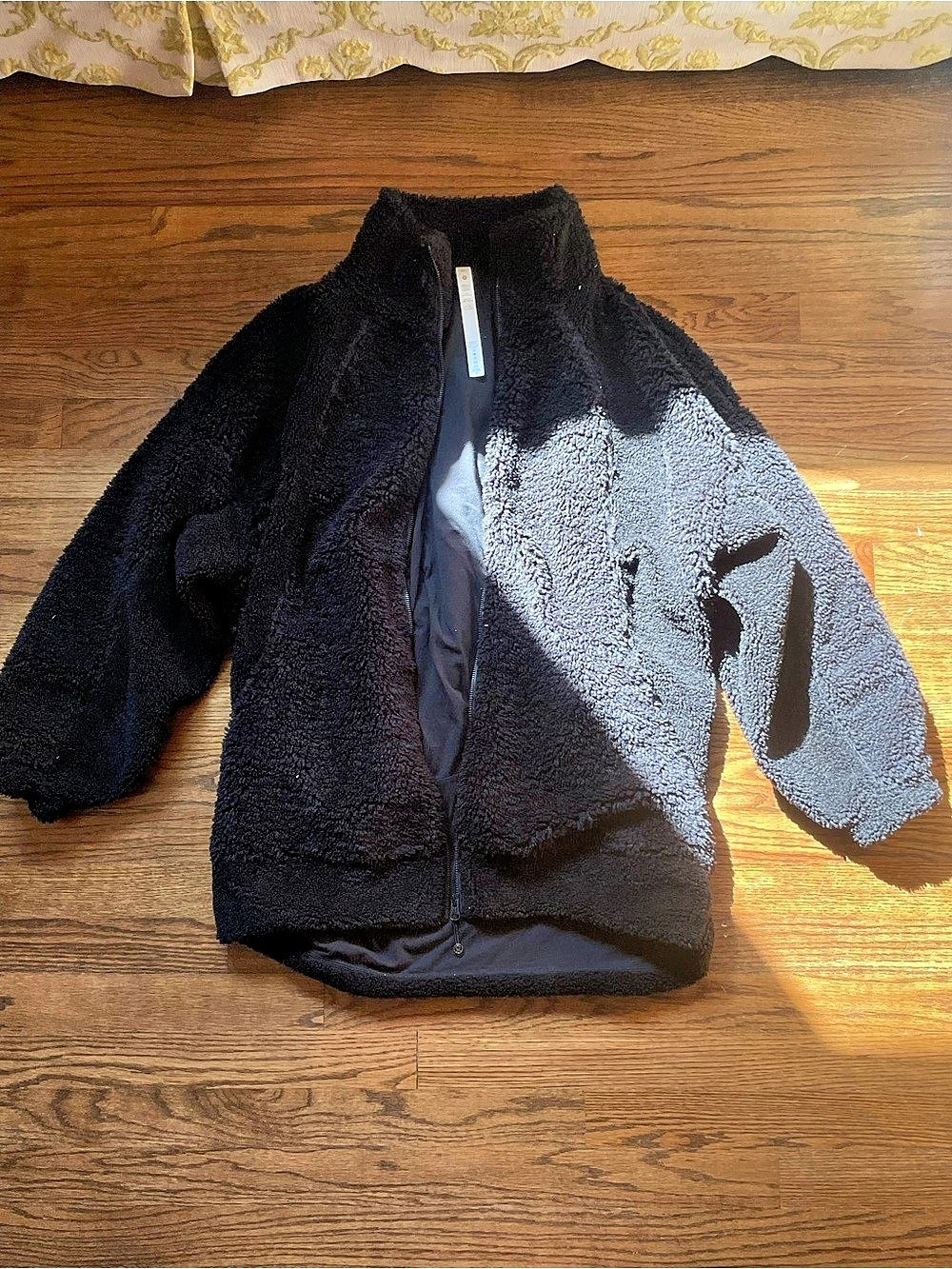 Lululemon Oh So Sherpa Full Zip in High Pile Fleece Black